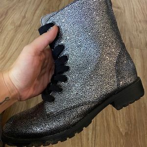 glittery boots